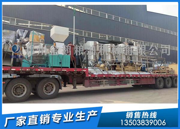 企鵝榨油機:寧夏鹽池10T/D亞麻籽油壓榨生產線投產(圖1) 榨油機廠家
