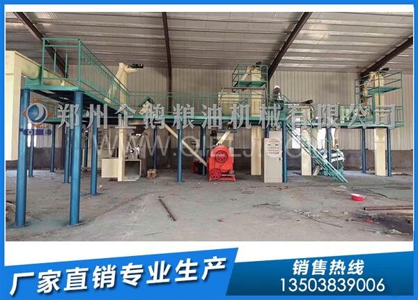 企鵝榨油機:寧夏鹽池10T/D亞麻籽油壓榨生產線投產(圖3) 榨油機